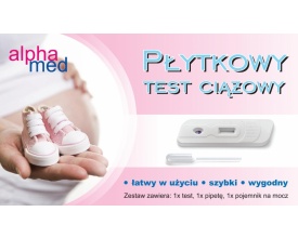 Płytkowy test ciążowy Alphamed